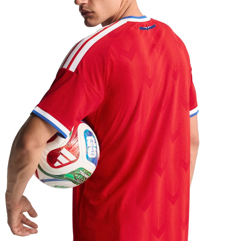 Camiseta Chile Adidas Anfp Authentic Titular 2026 Hombre