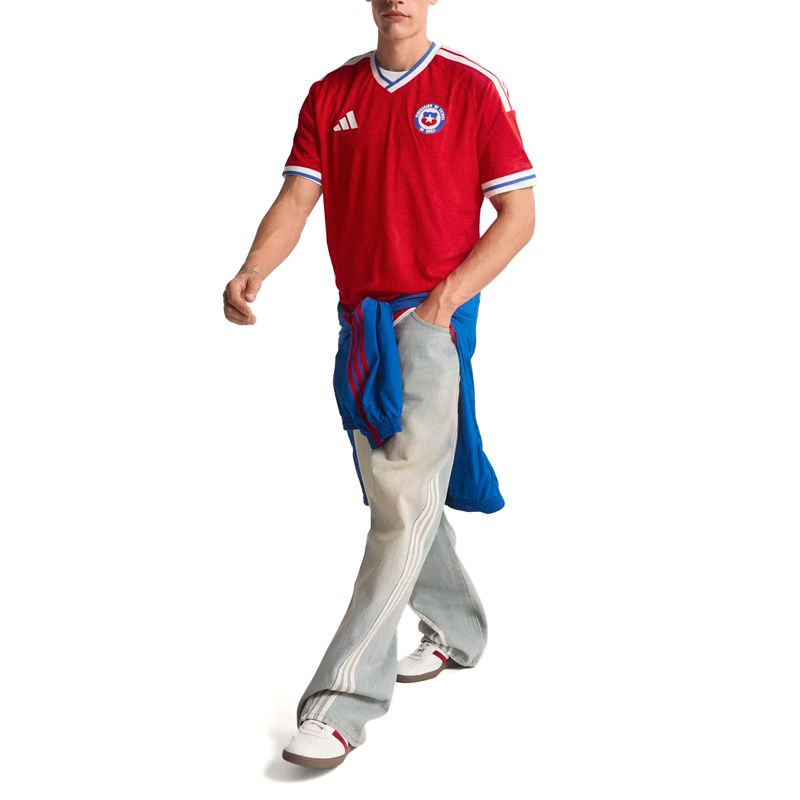 Camiseta Chile Adidas Anfp Authentic Titular 2026 Hombre