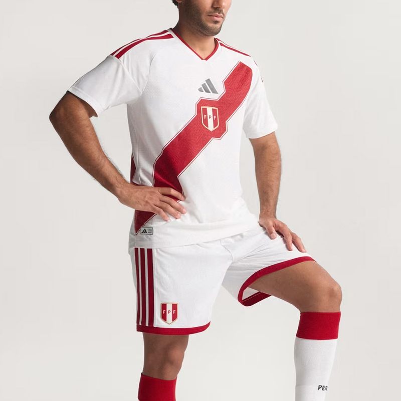 Camiseta Peru Adidas Fpf Authentic Titular 2026 Hombre