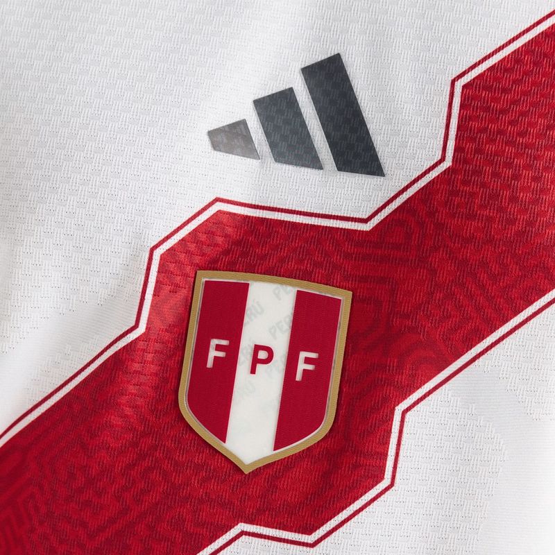 Camiseta Peru Adidas Fpf Authentic Titular 2026 Hombre