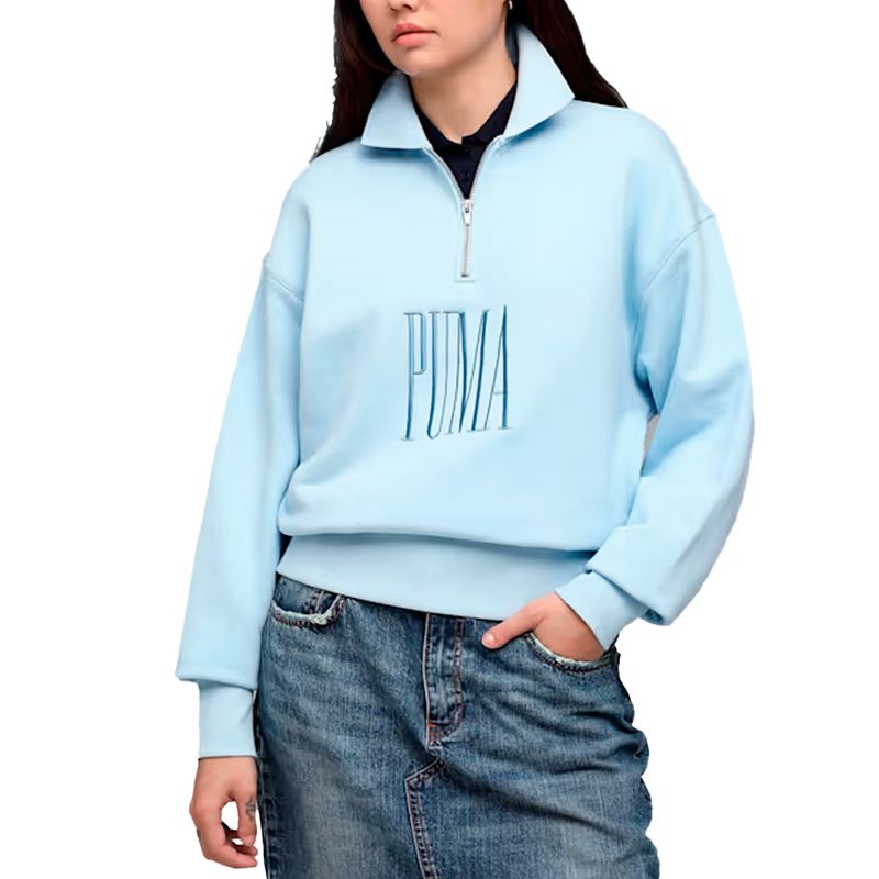 Buzo Puma Premium Essentials Oversized Mujer