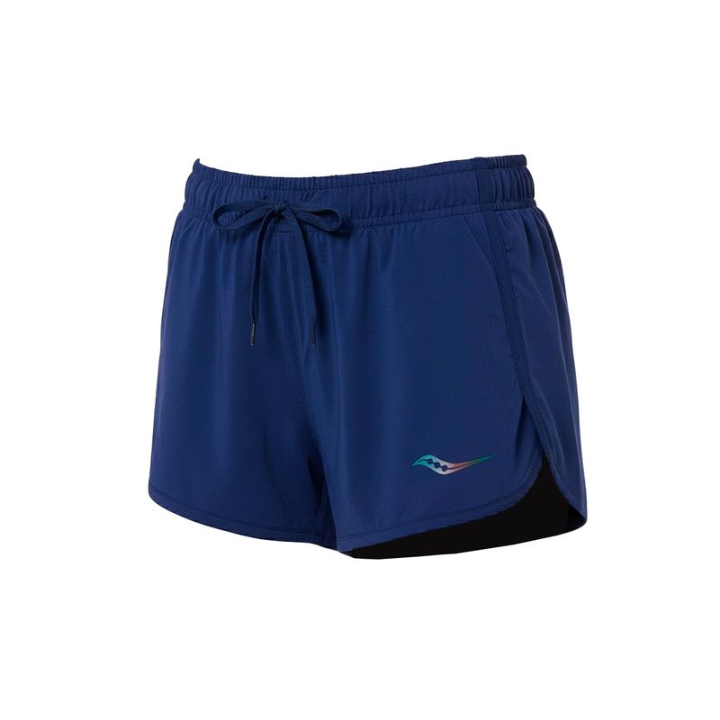 Short Saucony Running Stopwatch 3" Mujer