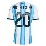 Kit Estampa Afa World Cup 2026 Titular Mac Allister NiÑo/a