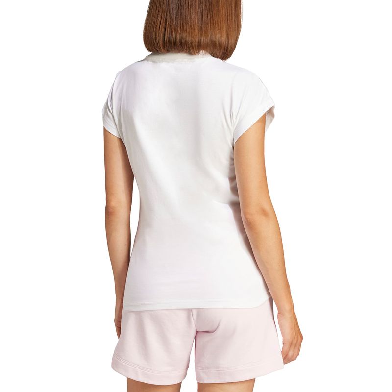 Remera Adidas Sportswear Essentials Linear Cotton Mujer