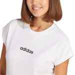Remera Adidas Sportswear Essentials Linear Cotton Mujer