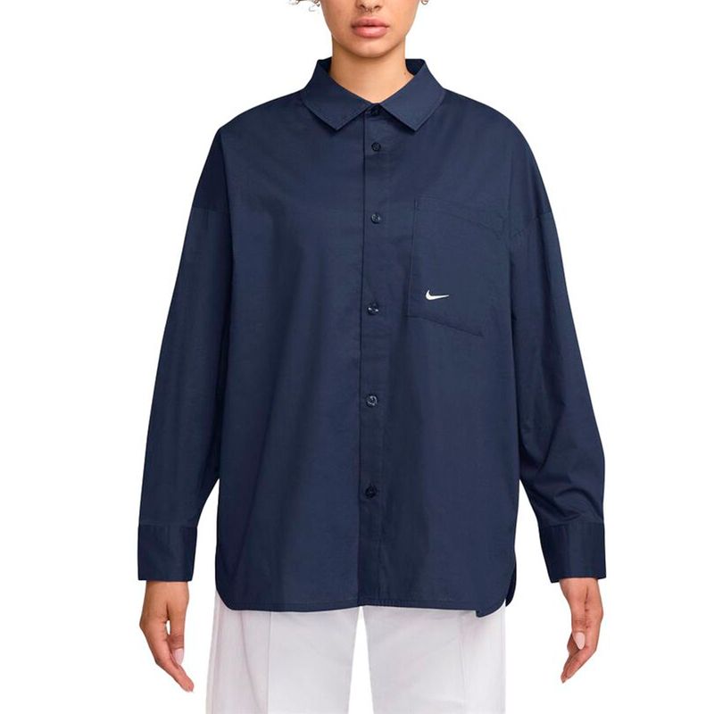 Camisa Nike Sportswear Chill Poplin Mujer