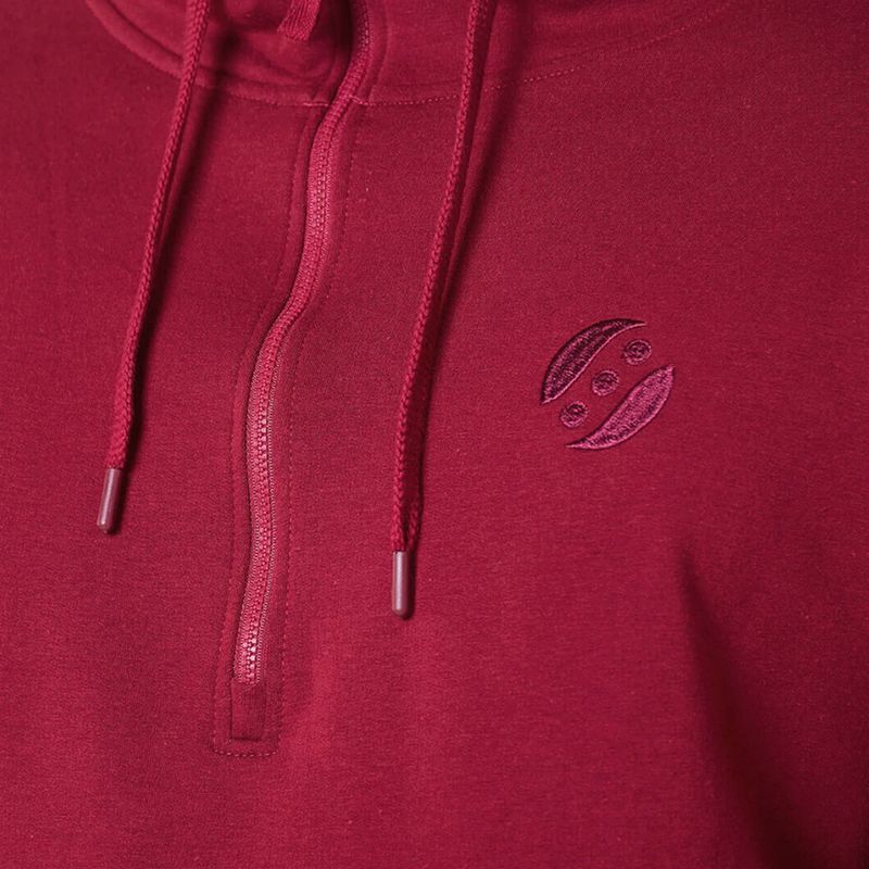 Buzo Saucony Recovery Zip Bordeaux Hombre