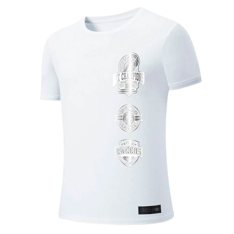 Remera Los Angeles Lakers Nba Front Metal Regular Fit Hombre
