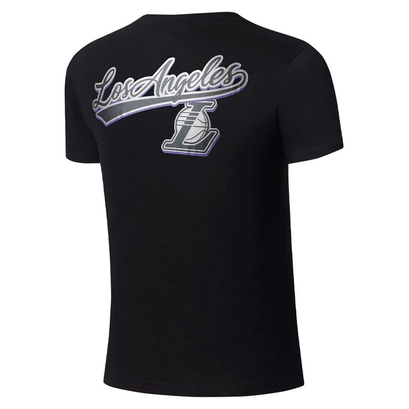 Remera Los Angeles Lakers Nba Back Metal Regular Fit Hombre