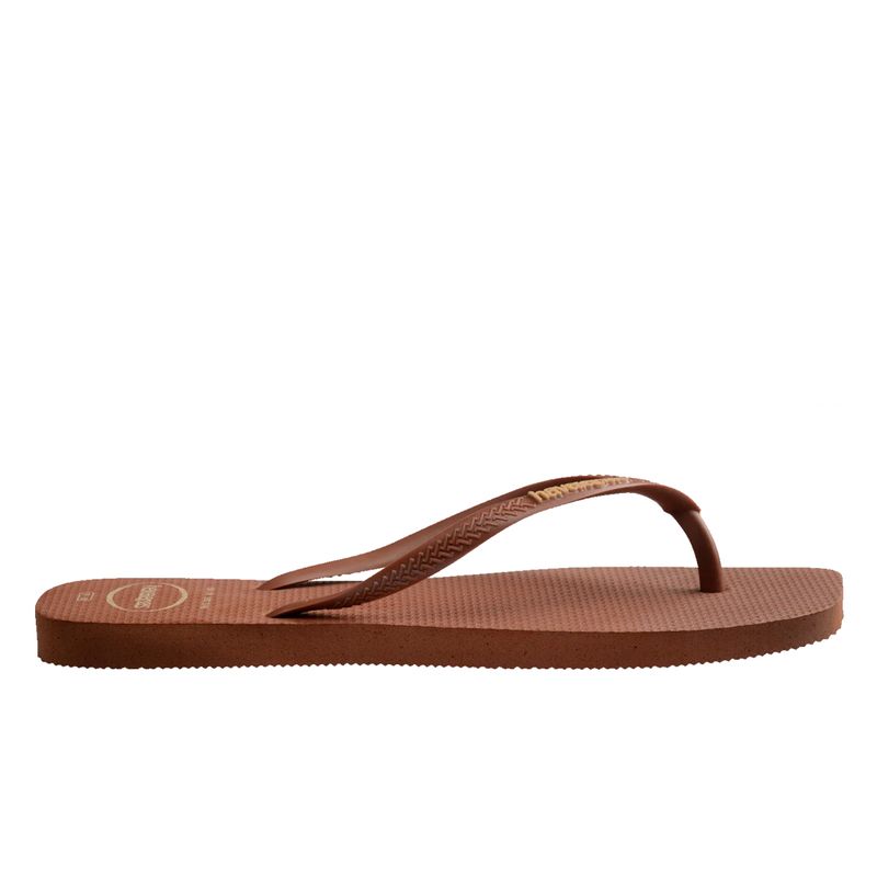 Ojotas Havaianas Slim Square Logo Pop Up Mujer