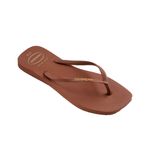 Ojotas Havaianas Slim Square Logo Pop Up Mujer