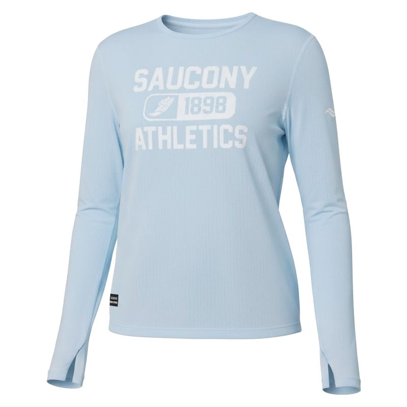 Remera Saucony Running Stopwatch Graphic Long Sleeve Mujer