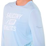 Remera Saucony Running Stopwatch Graphic Long Sleeve Mujer