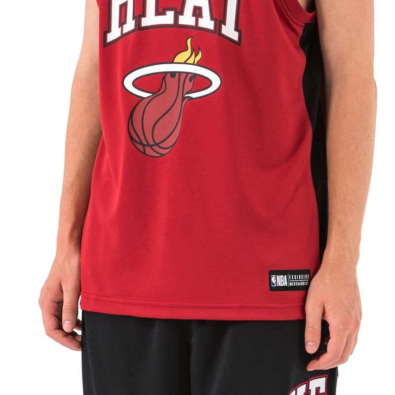 Musculosa Miami Heat Nba Player Number Basic Hombre