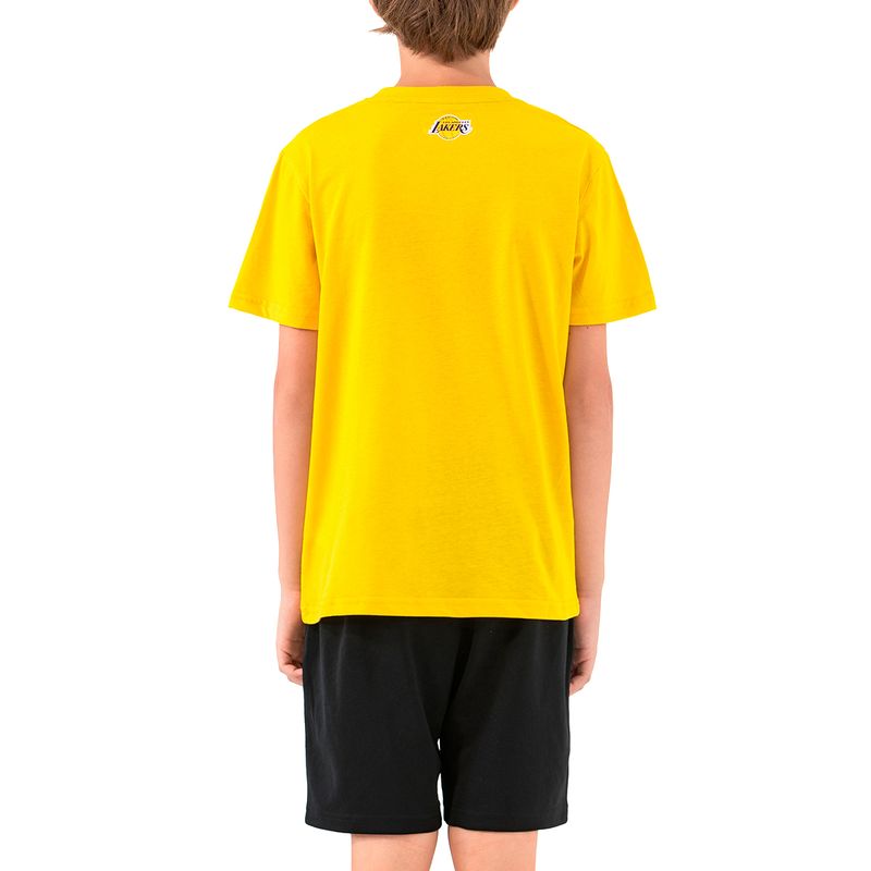 Remera Los Angeles Lakers Nba Basic Primary Logo NiÑo/a