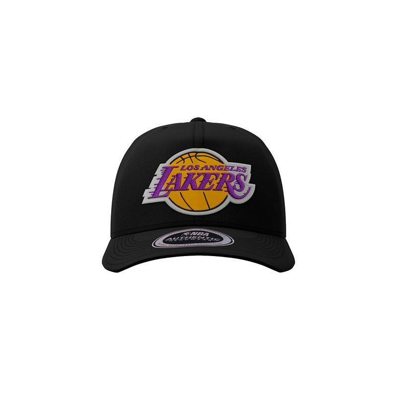 Gorra Los Angeles Lakers Nba Logo Patch Embroidery Five Panel Flat Hombre