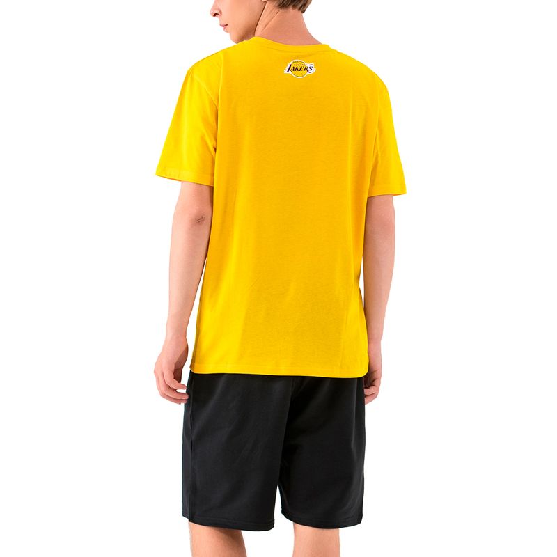 Remera Los Angeles Lakers Nba Basic Primary Logo Hombre