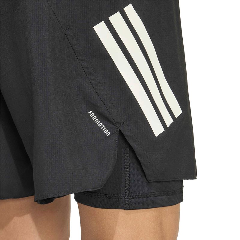 Short Adidas Running Ad365 2 En 1 Hombre